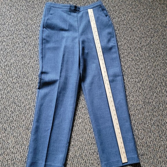 Alfred Dunner Blue Dress Pants 6P Like New Condition - Picture 5 of 12